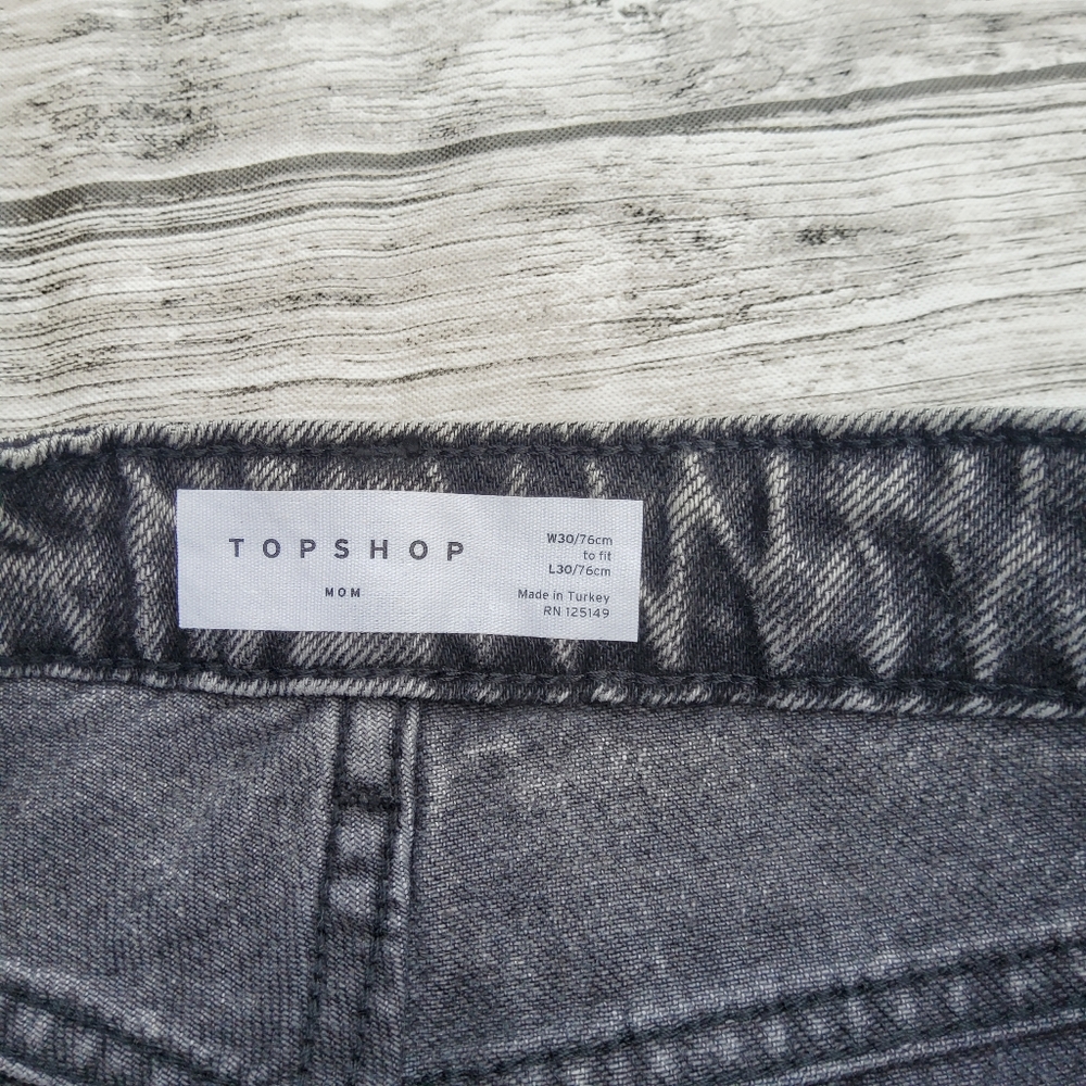 Topshop Mom High Waist Tapered leg 30/30 Y2K - Picture 6 of 11